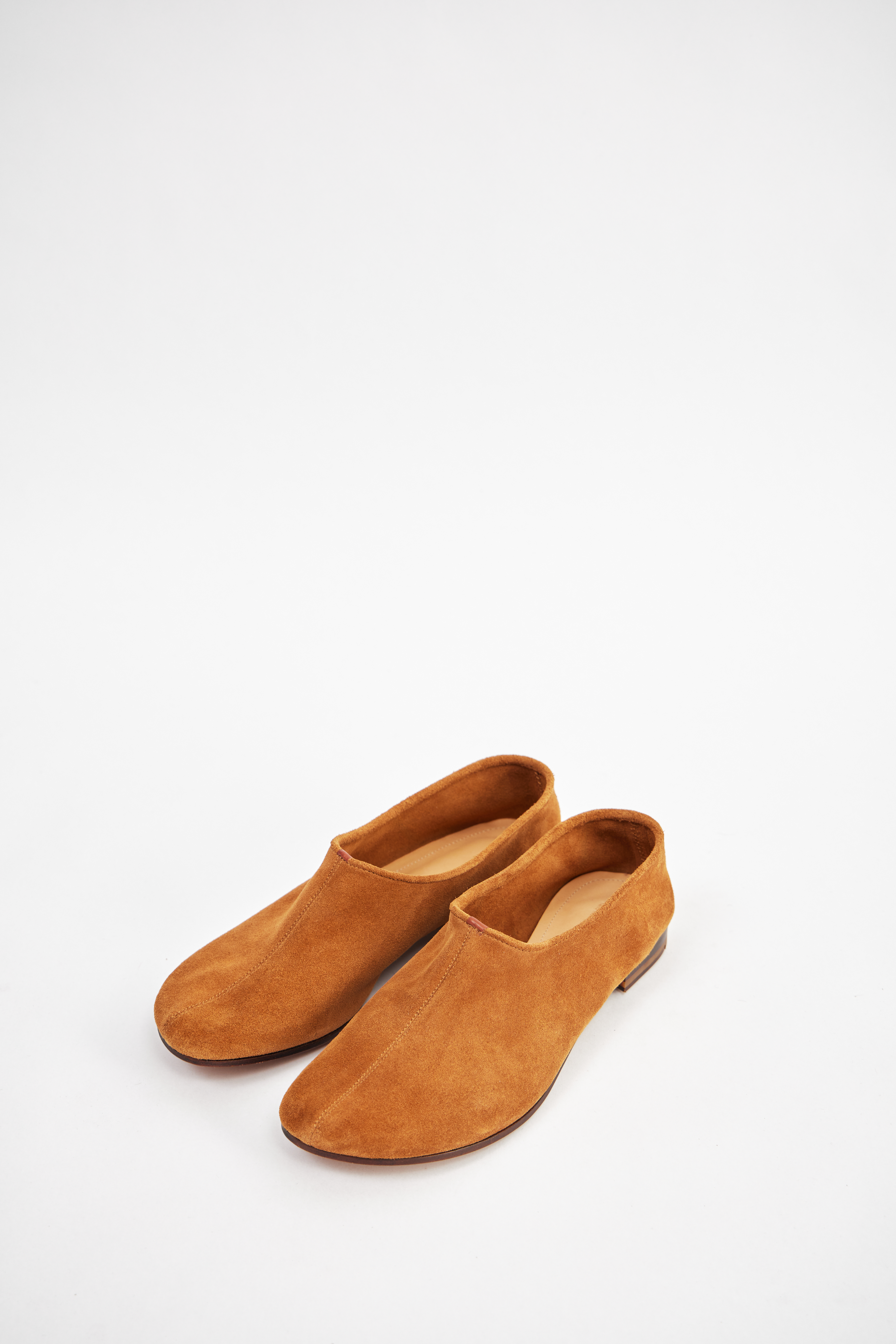 Балетки цвета джинджер (замша), фото 2