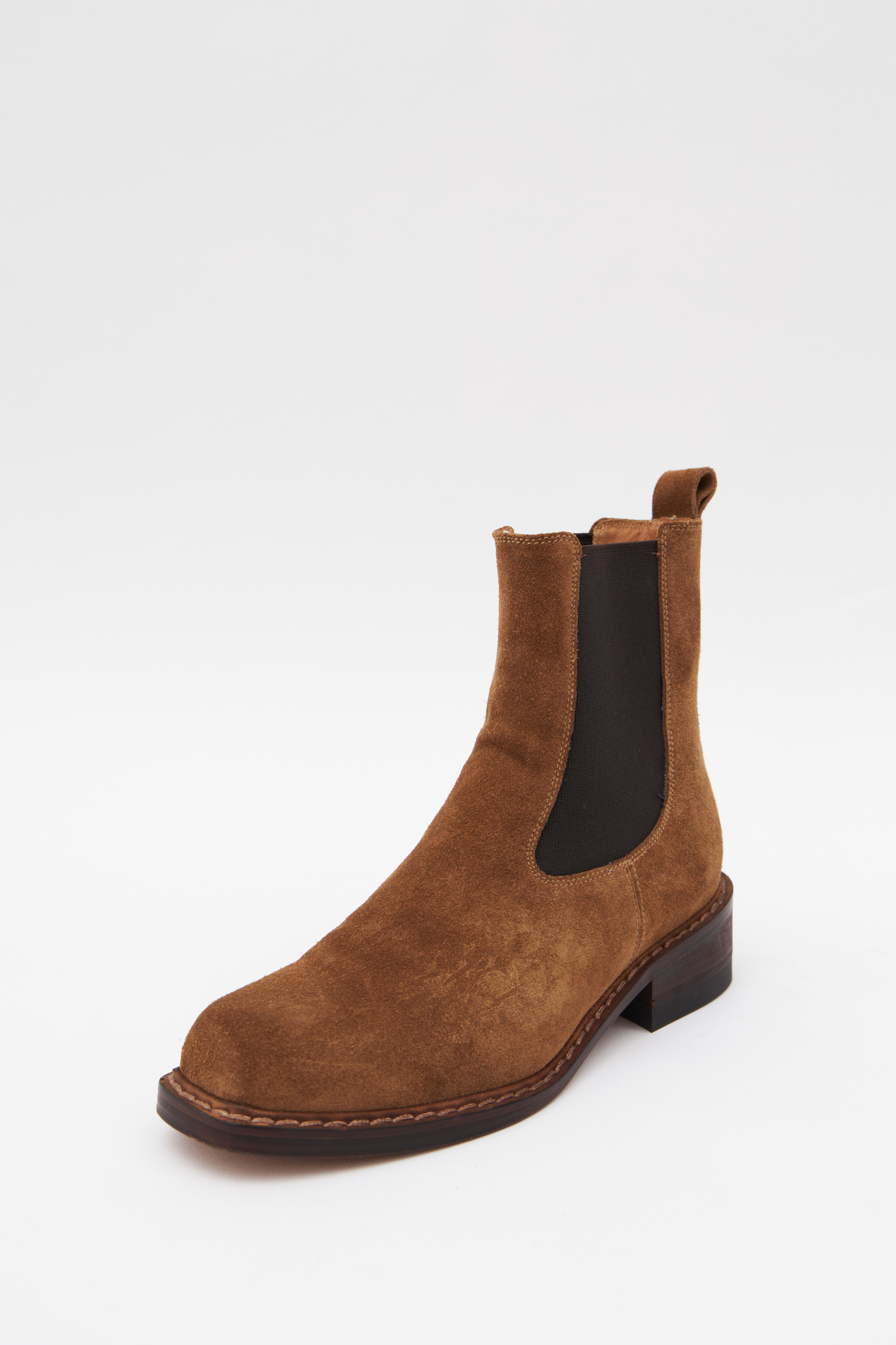 Ботинки-челси табачного цвета (замша), фото 1