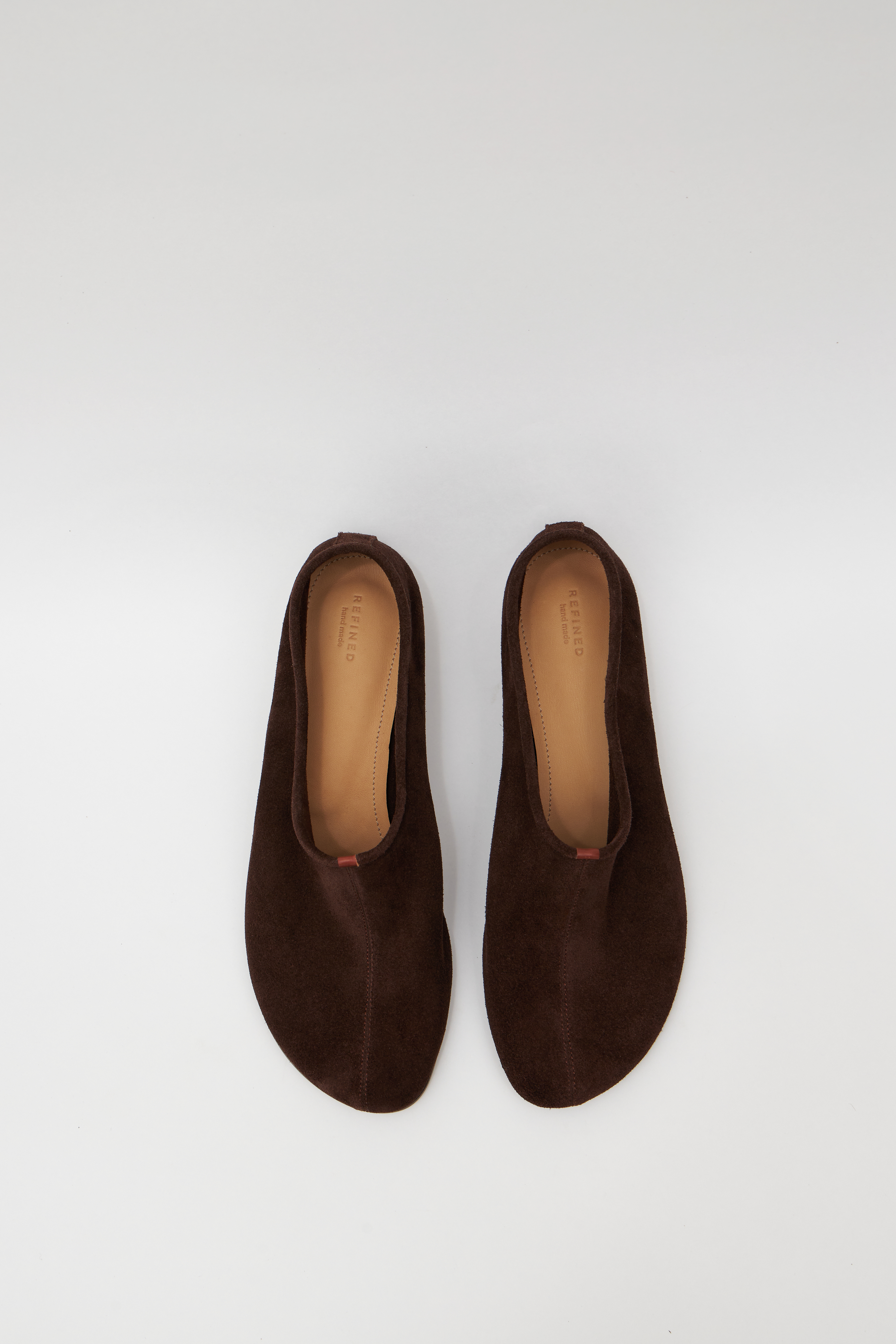 Балетки шоколадного цвета (замша), фото 2