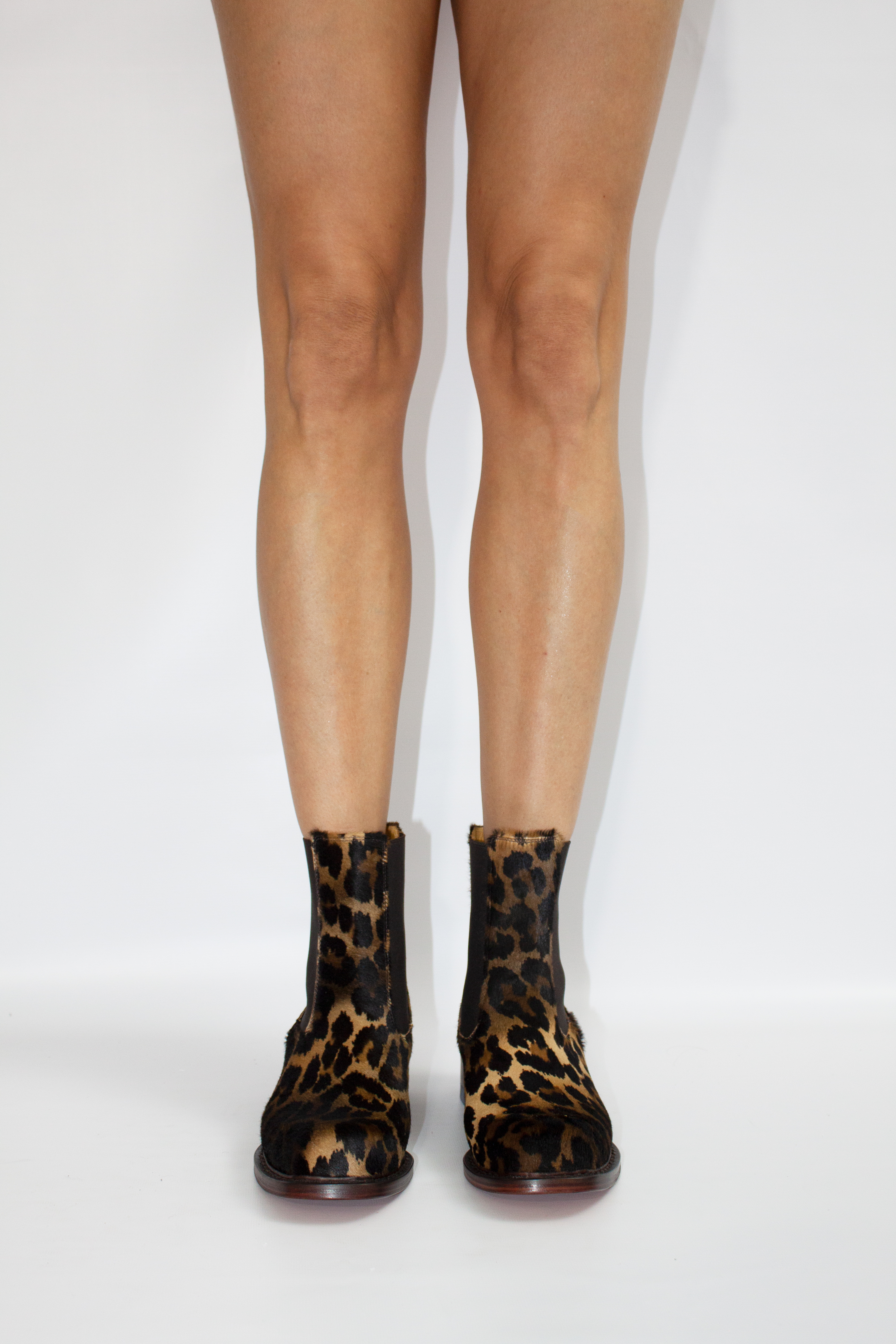Ботинки-челси леопард, фото 1