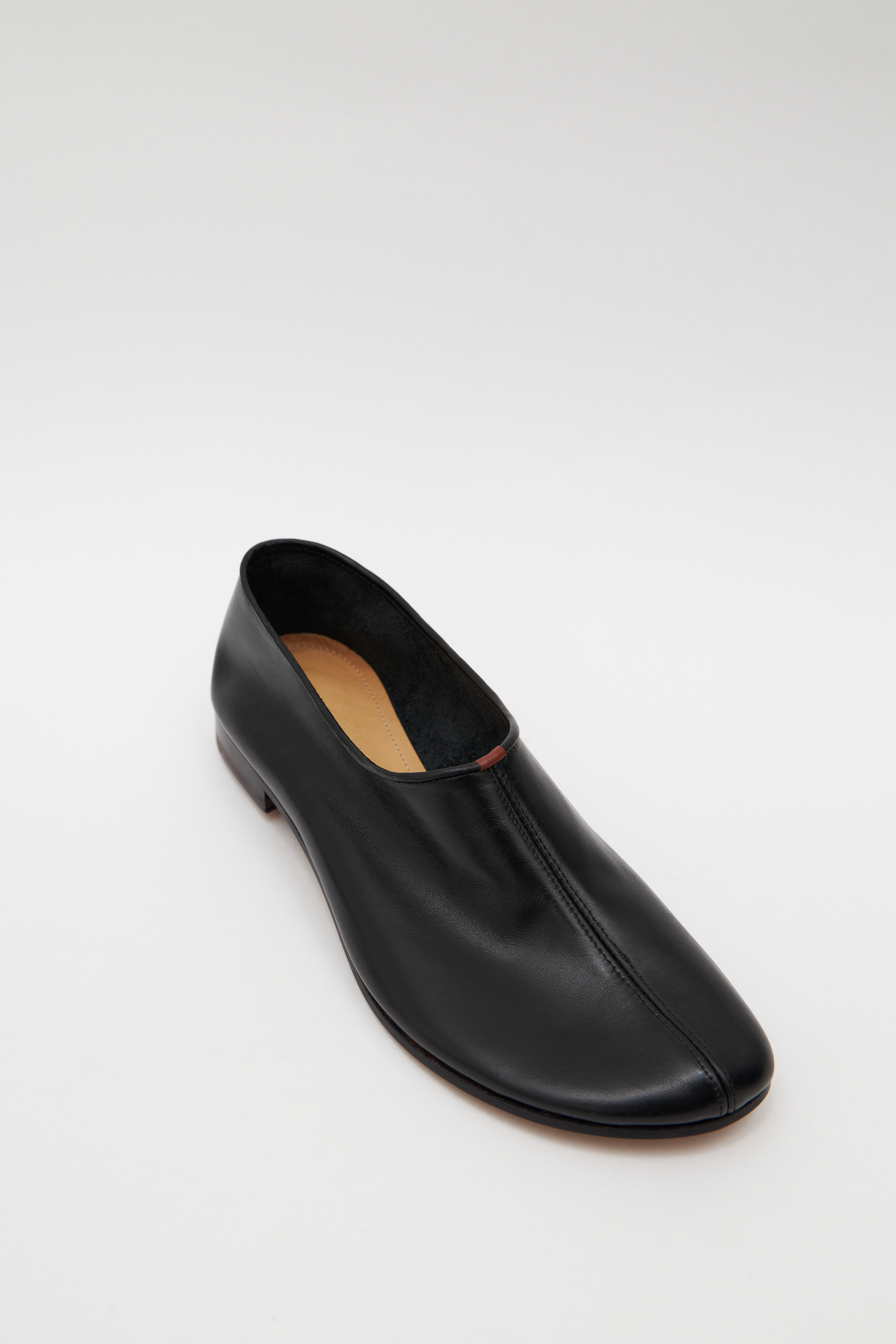 Балетки черного цвета (кожа), фото 1