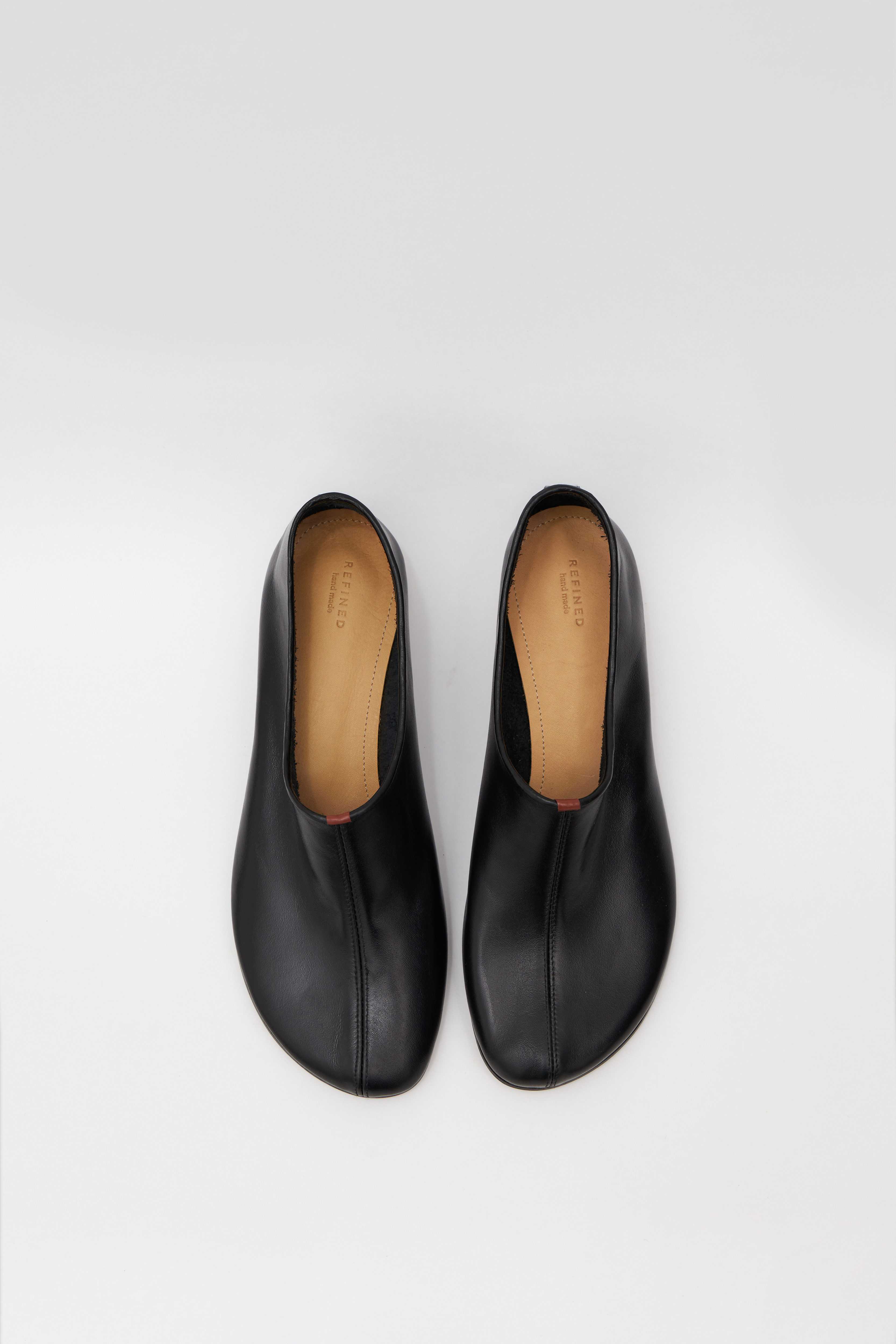 Балетки черного цвета (кожа), фото 2