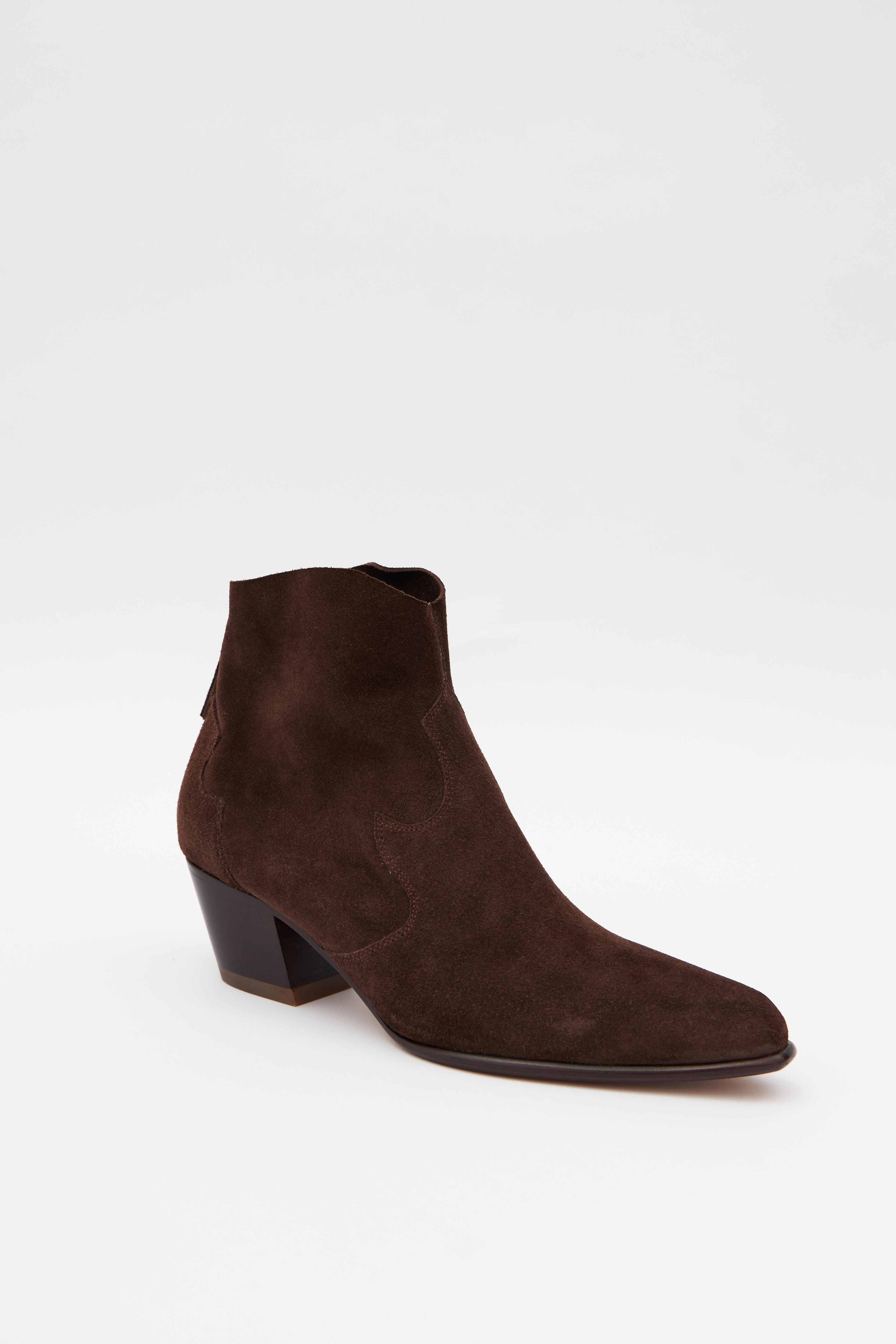 Казаки мягкие из шоколадной замши, фото 1